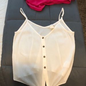 White tank top